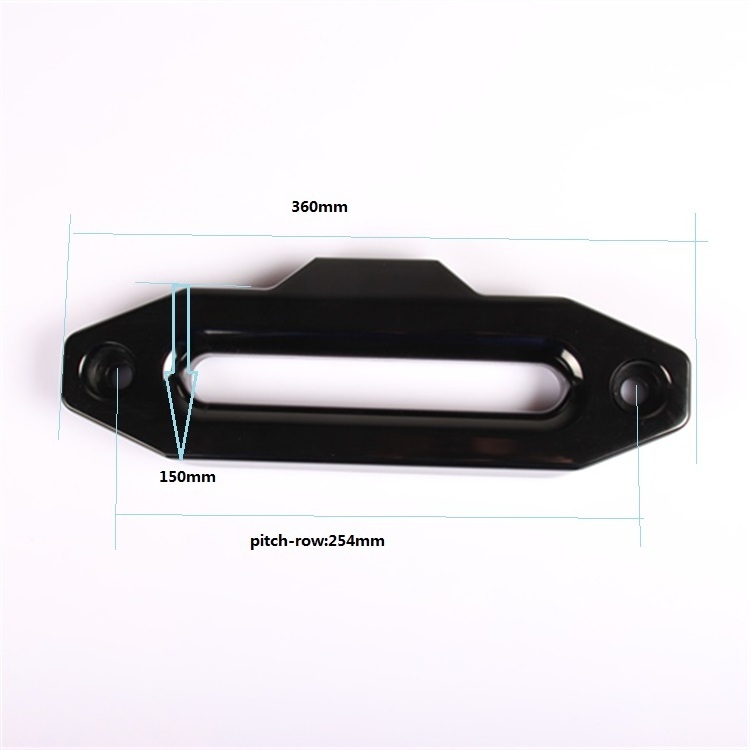 FL16000BA off-road accessories ningbo salman manufactory OEM/ODM capacity 16000lb Aluminum Hawse Fairlead  for winches