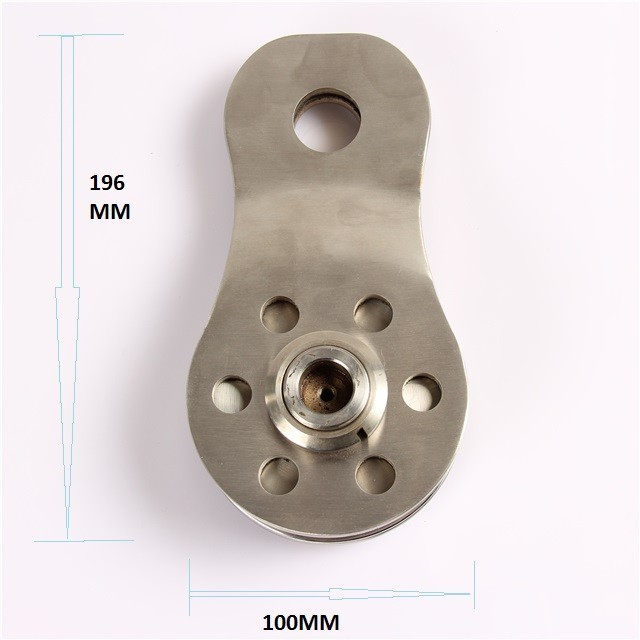 SN10TS-6K off-road accessories NINGBO SALMAN factory  stainless steel 10 ton  rope  fitting  pulley for winches