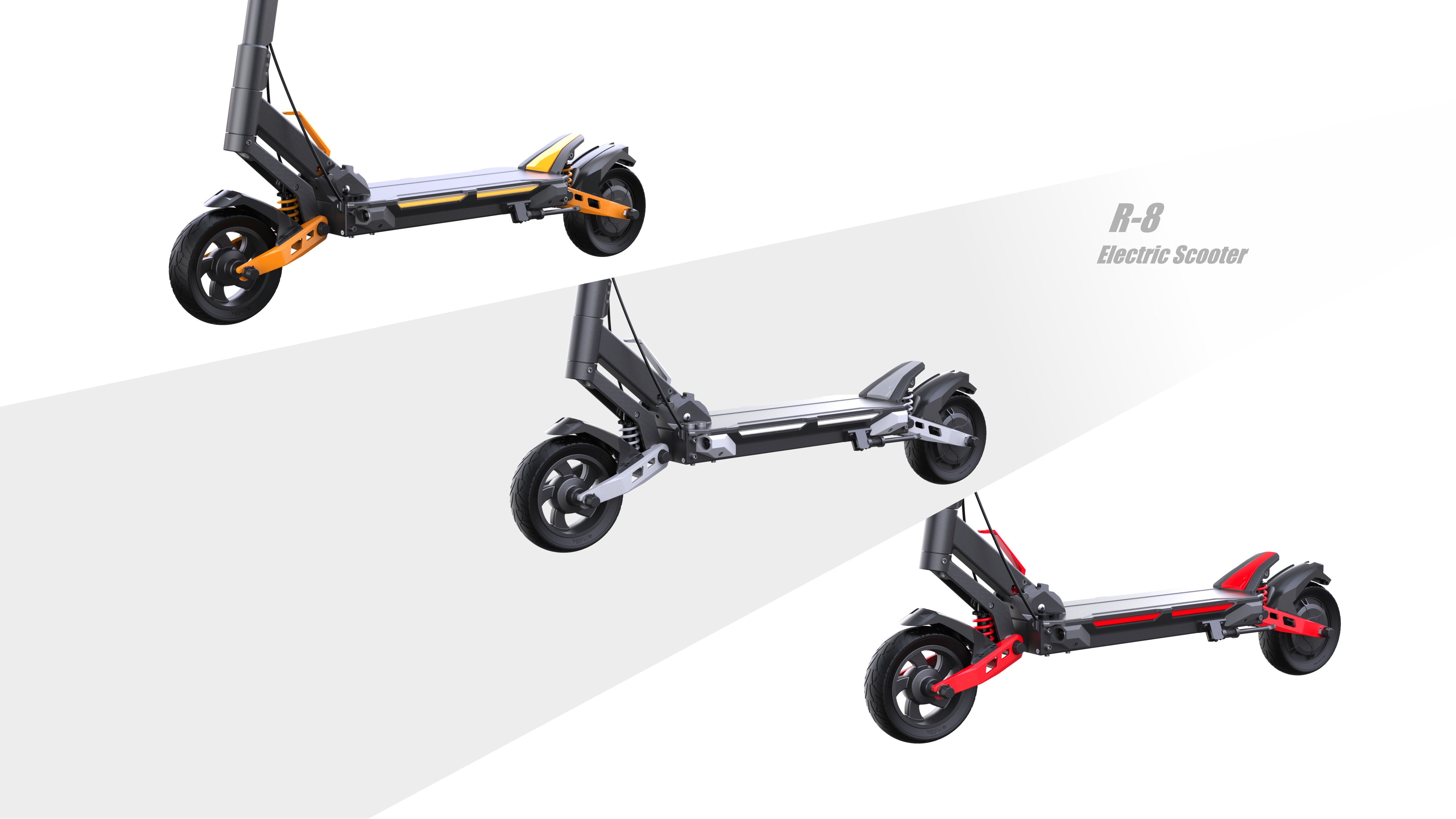 R8 electric scooter 350w 500w 36v Two Wheels Off Road Foldable Adult mobility e Scooter electrico