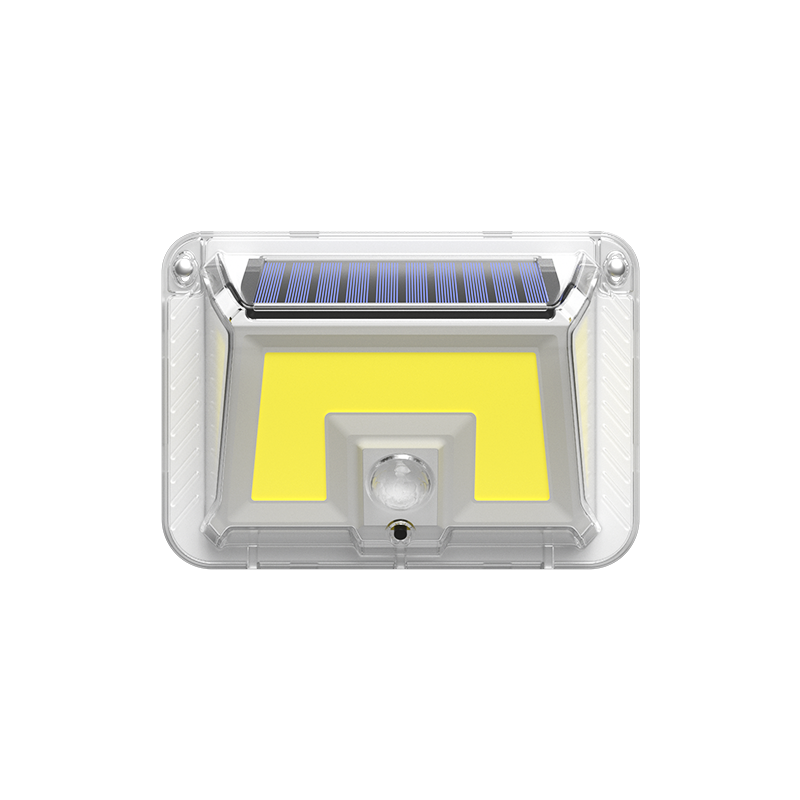 OEM New Solar Garden Light IP65 PC material Waterproof Solar lantern 5.5v charging panel Led Human body sensor light