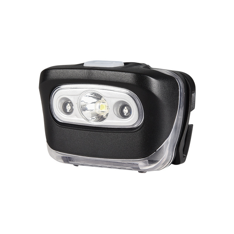 LED Head Lamp Outdoor Flashlight Headlamps Adjustable Headband  Battery Operated Camping Hiking Running For Hunting