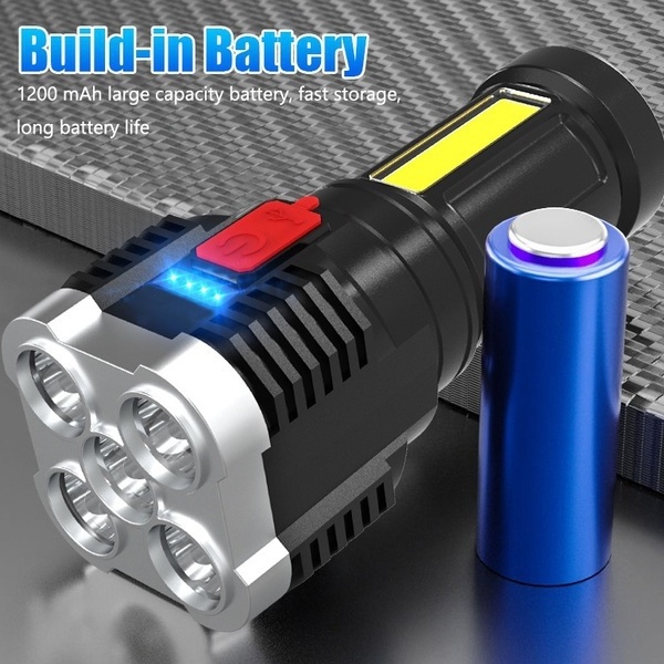 Outdoor Bike Camping Flashlight Waterproof 5 Modes XML T6 LED Torch Light Zoomable Focus Lamp