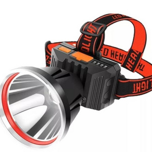 High Lumen Rechargeable Head lamp camping fishing farm work and mining Led light headlamp