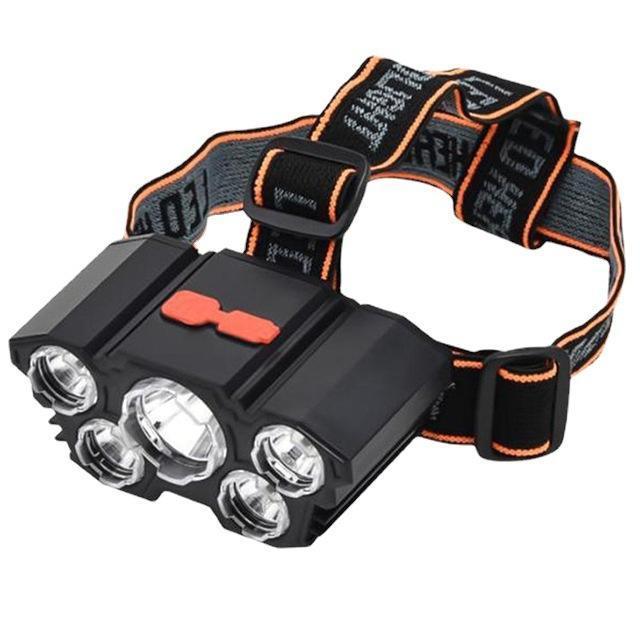 11 LED Rechargeable Waterproof Outdoor Portable Super Bright Headlamp Bicycle Headlight Outdoor Riding Fishing Light