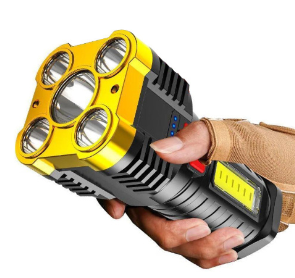 Outdoor Bike Camping Flashlight Waterproof 5 Modes XML T6 LED Torch Light Zoomable Focus Lamp