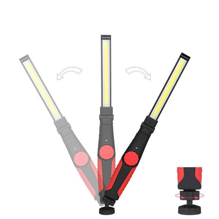 Rechargeable Work Light LED Work Lamp with Magnetic Base COB LED Slim Work Light Lamp Flashlight