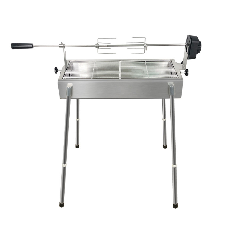 Charcoal Electric Barbecue Grill BBQ Roaster Rotisserie Machine Charcoal Skewers Grill