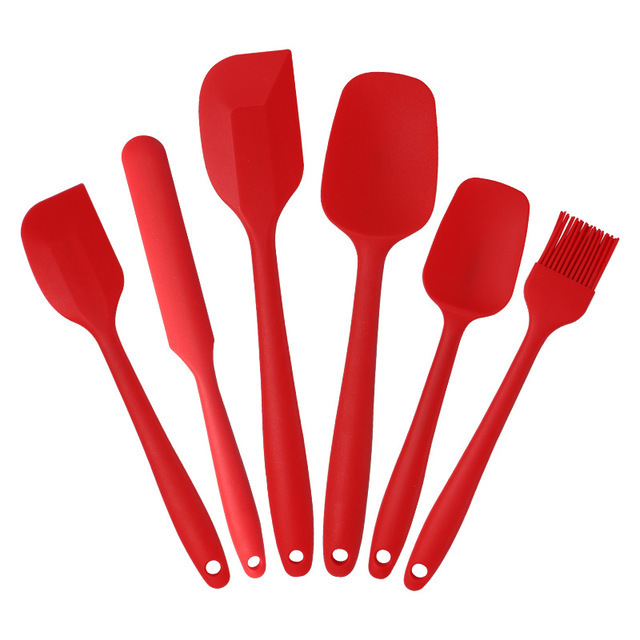 Silicone Spatula Sets Heat Resistant Cream Butter Mixing Decorating Spatulas Cooking Tool Non Stick