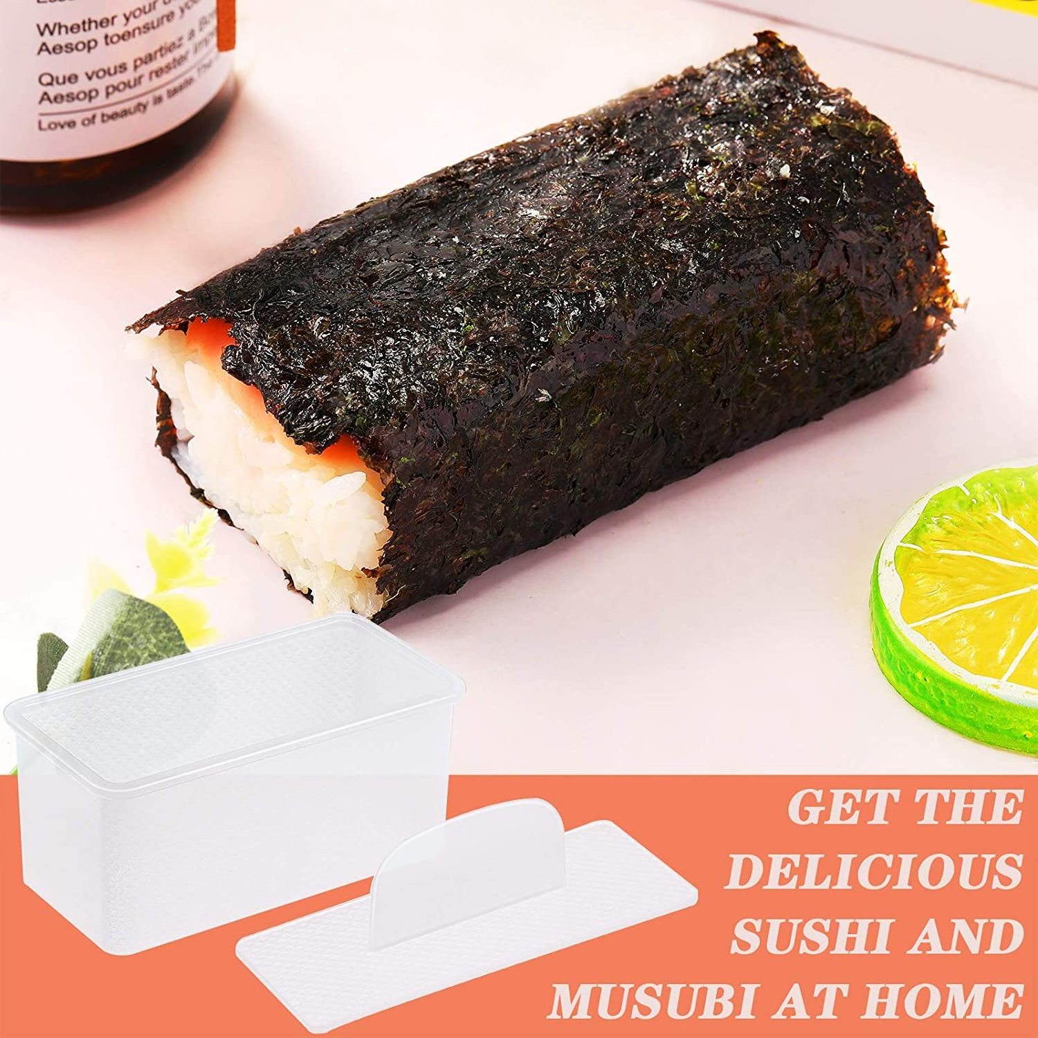 4 Pieces Sushi Maker Press Molds Non Toxic Sushi Making Kit Hawaiian Spam Musubi Maker