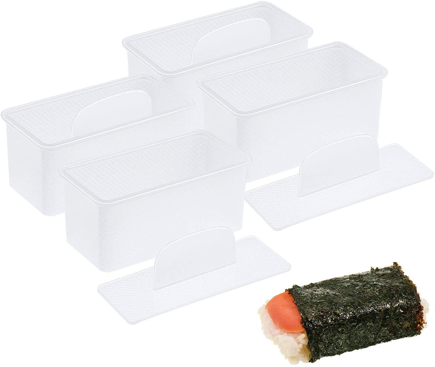 4 Pieces Sushi Maker Press Molds Non Toxic Sushi Making Kit Hawaiian Spam Musubi Maker