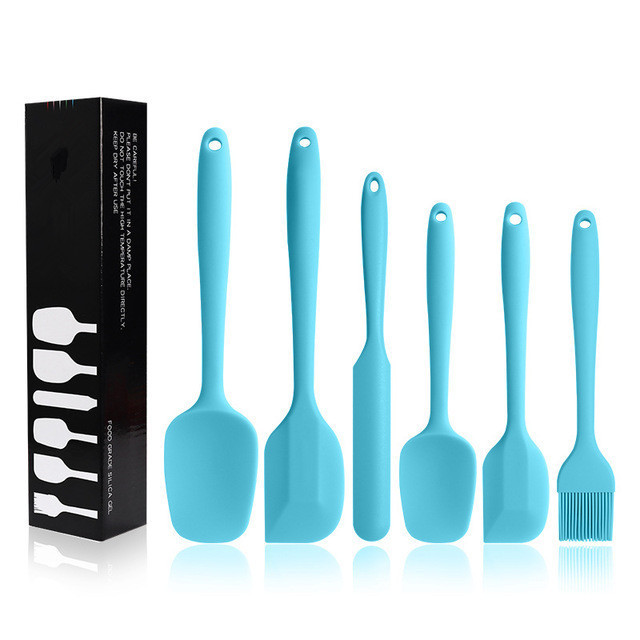 Silicone Spatula Sets Heat Resistant Cream Butter Mixing Decorating Spatulas Cooking Tool Non Stick