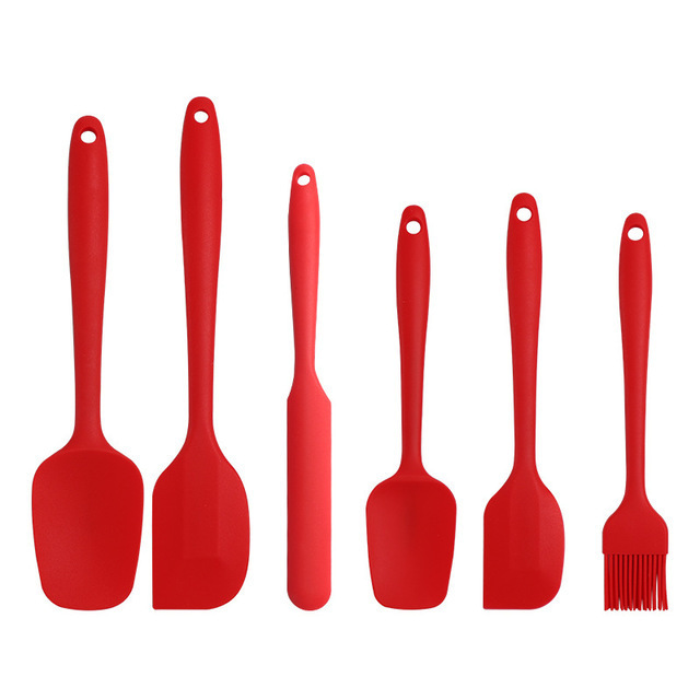 Silicone Spatula Sets Heat Resistant Cream Butter Mixing Decorating Spatulas Cooking Tool Non Stick