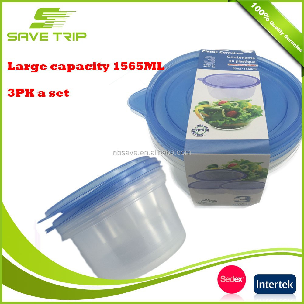 SAVE Wholesale Takealongs 1000ML Fruit  Salad Dessert Disposable Plastic Food Container