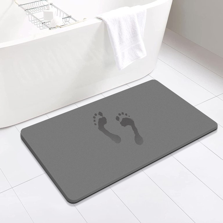 Customizable Solid color Rapid water absorption Diatomite mat