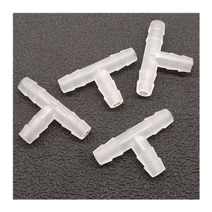 PP Polypropylene Equal Barb T Tee 8mm Hose ID 3 Way Plastic Fitting Connector