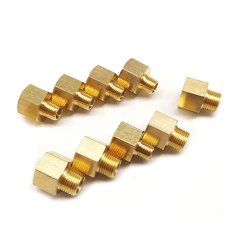 Hex Brass Reducer Adapter, 3/8