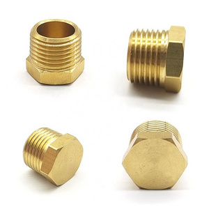 Threaded Adapter 1/8" Brass Plug Threaded Fitting