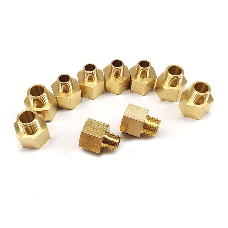 Hex Brass Reducer Adapter, 3/8