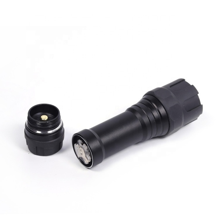 Custom AAA Battery 250 lumens 60 meters Self Defensive hand Press LED Aluminum Flashlight Tactical Hand flash Torch flashlight