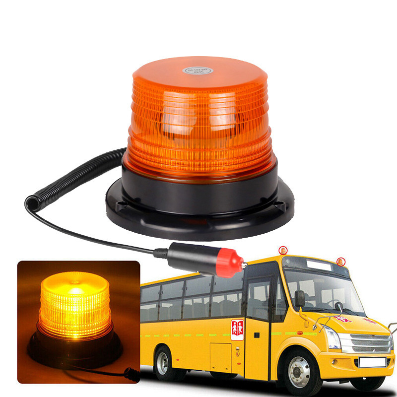 car Strobe LED solar burst flash warning light waterproof Magnetic Mounted Vehicle safety barricade traffic signal light