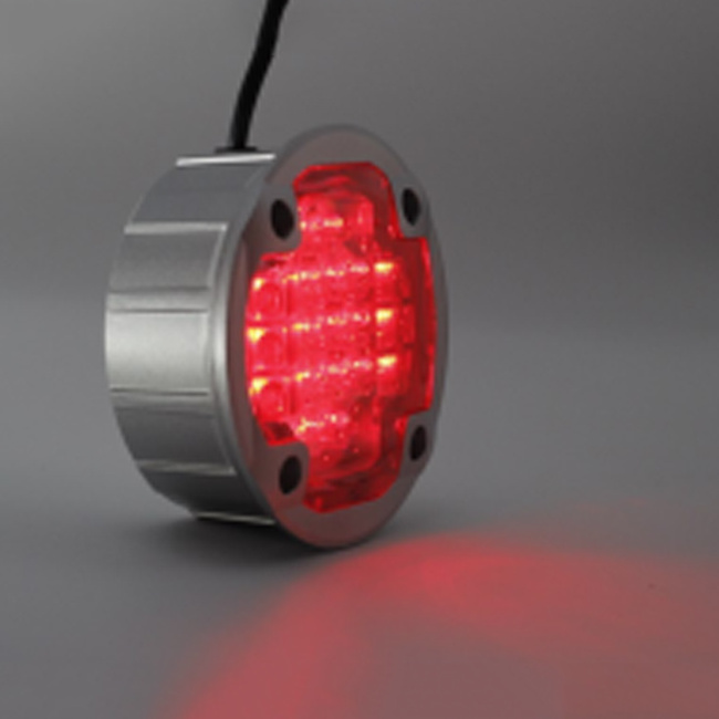 Round LED Light DC24V Aluminum Tunnel Guidance Road Marker Light Waterproof Led Road Studs Wired