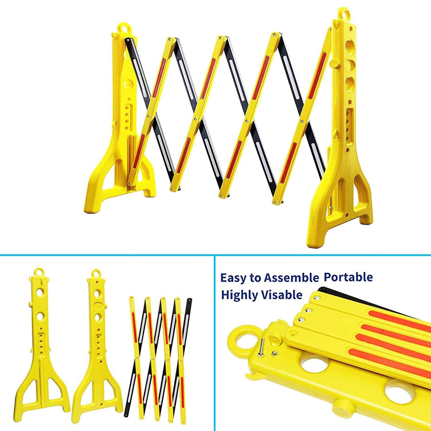 Expandable Security Gate Mobile Parking Barrier Driveway Fence Retractable Traffic Barricade Folding Portable Scissor Gate