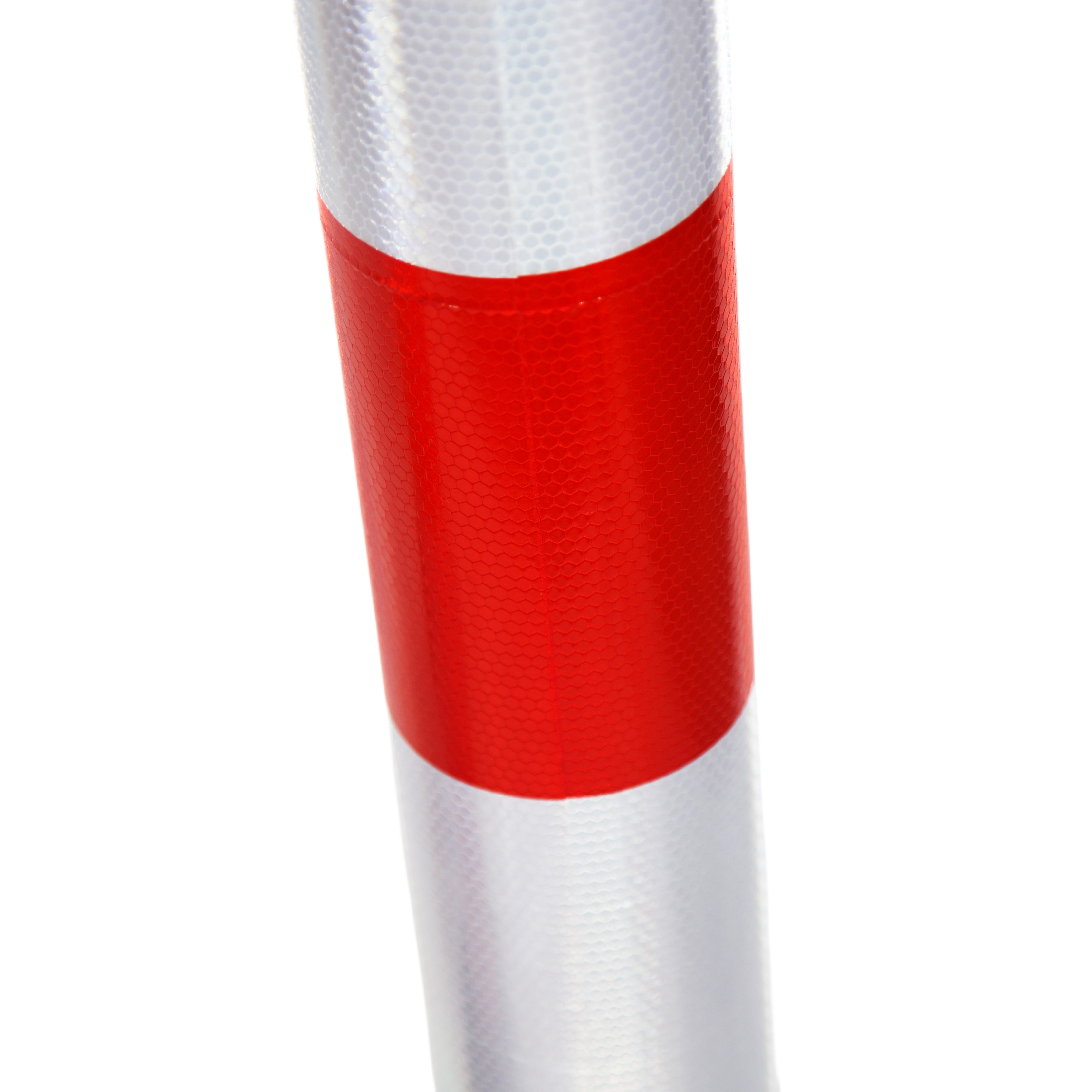 Bouncing Reflective Traffic Bollard Collapsible 100cm Easy to Separate Roads and Cycle Lanes