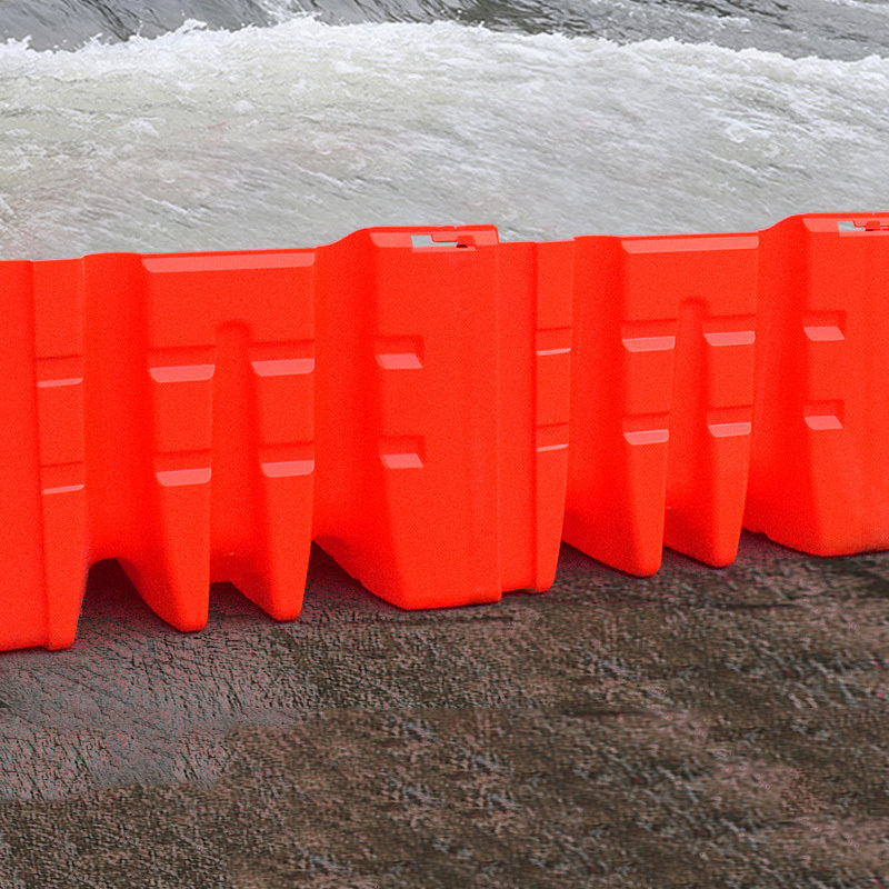 Convenient Plastic Flood Fence Combination Flood Plate ABS Red Plastic L-Barrier New Flood Control Materials