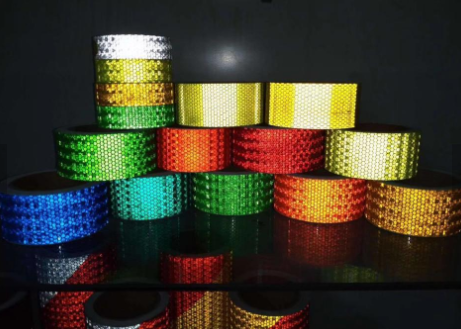 3d road safety temporary reflective tape /material for road marking pvc road field floor marking tape