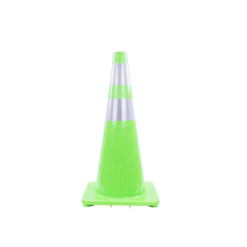 Safety Cones High Visibility PVC Orange Traffic Cones with Heavy-Duty Base and Used for Traffic Road Control