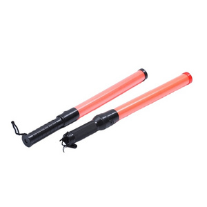 LED Flashlight Traffic Safety Flashlight Powerful LED Equipment Lamp Batteries Red Light