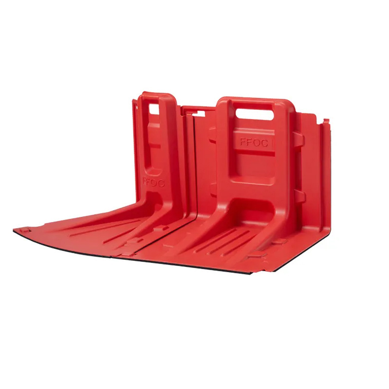 Convenient Plastic Flood Fence Combination Flood Plate ABS Red Plastic L-Barrier New Flood Control Materials