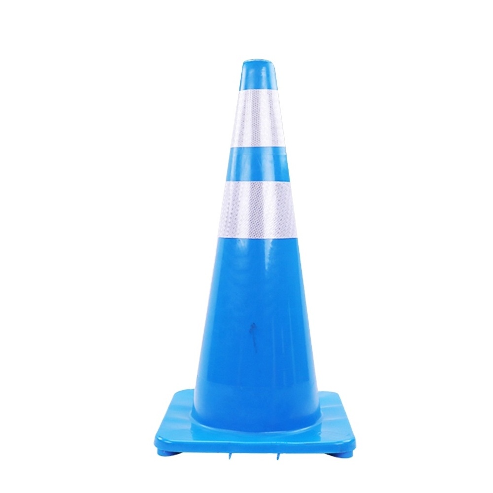 Safety Cones High Visibility PVC Orange Traffic Cones with Heavy-Duty Base and Used for Traffic Road Control