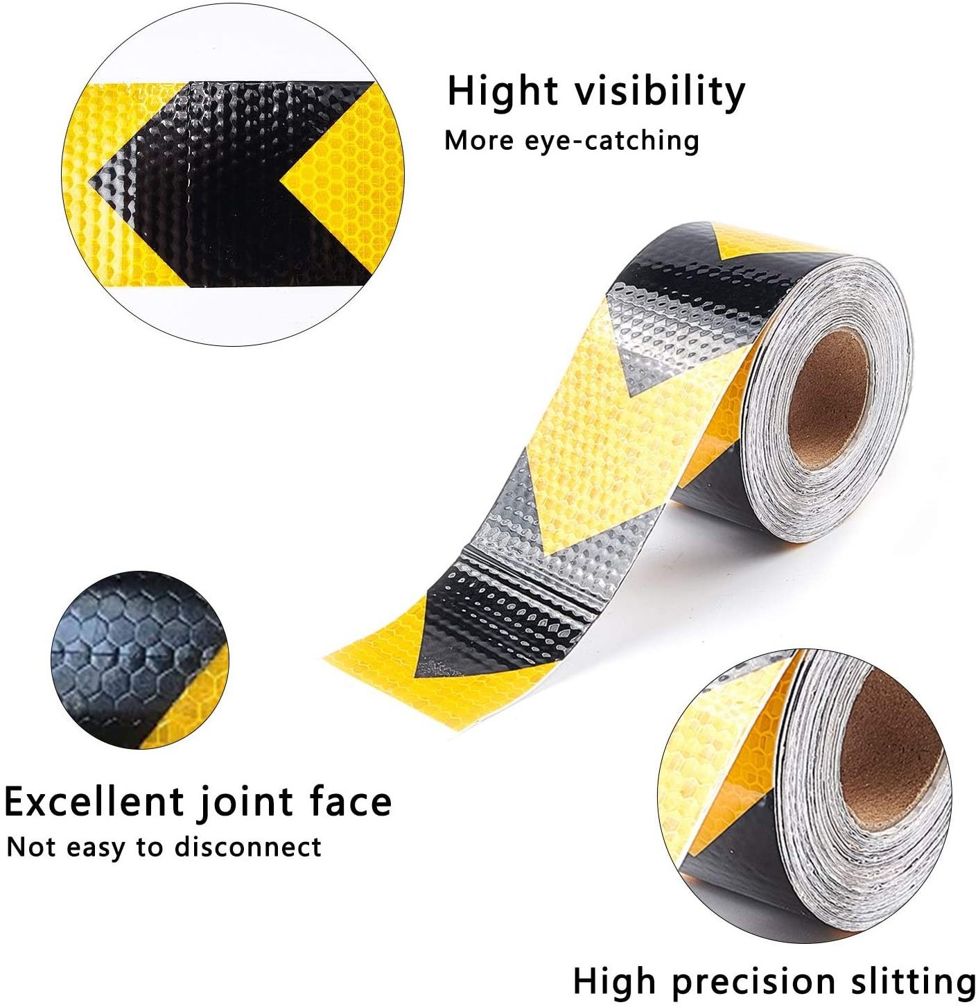 Safety Mark Reflective Tape Stickers Car-styling Self Adhesive Warning Tape Automobiles Motorcycle Reflective Film PVC CN;ZHE