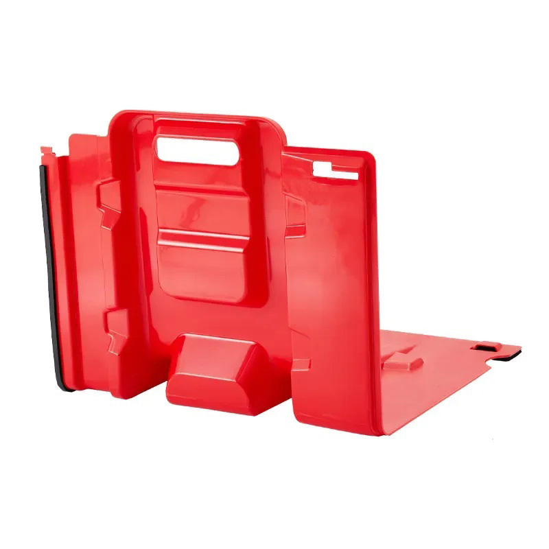 Convenient Plastic Flood Fence Combination Flood Plate ABS Red Plastic L-Barrier New Flood Control Materials