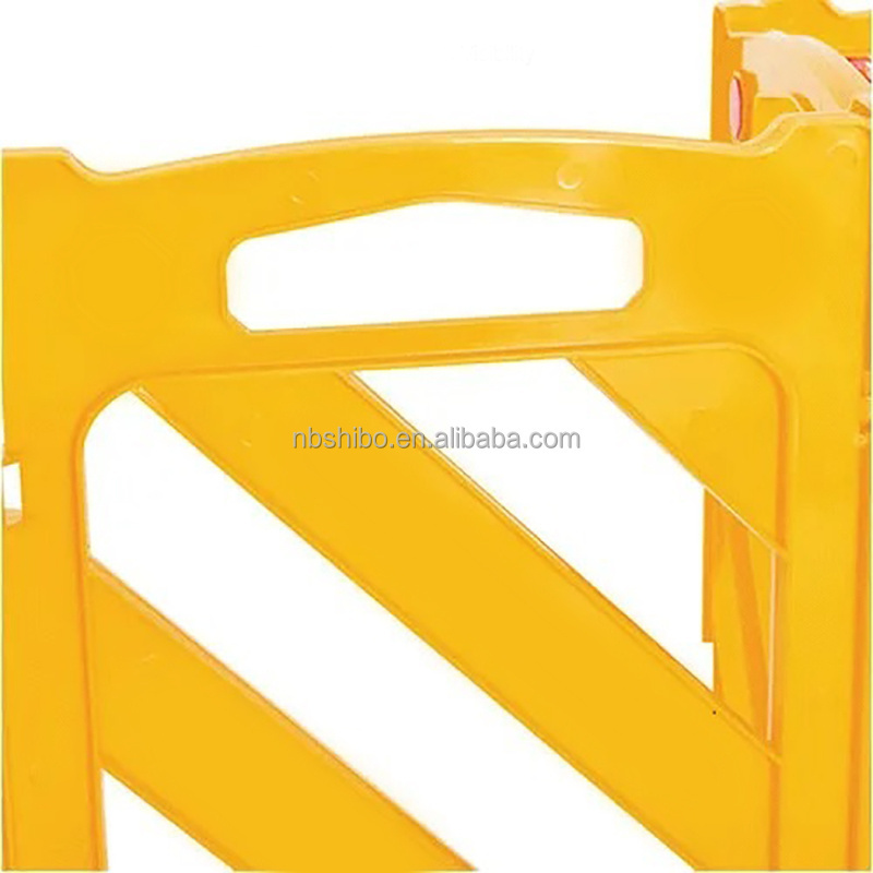 1piece retractable Mobile Portable Safety Barrier Crowd Control Expandable Extensible fence Road Safety Plastic Traffic Barrier