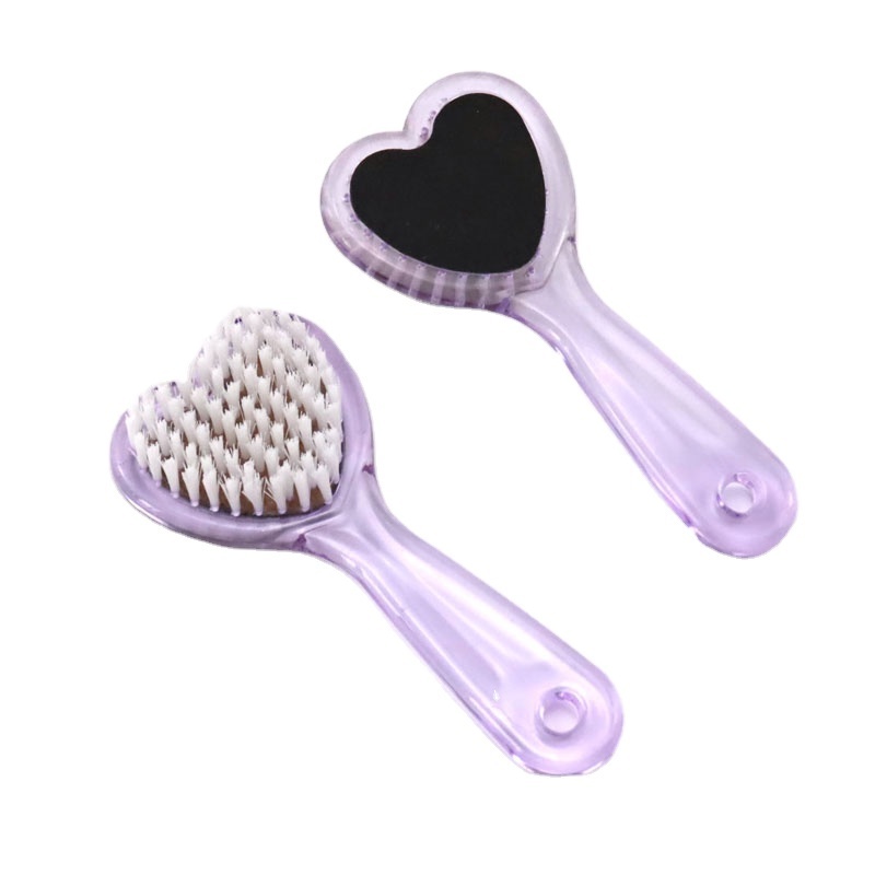 double side feet scrubber pedicure rasp scholl foot file brush with sand paper