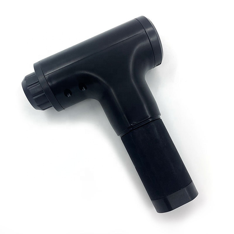 EU plug 7.4V Deep Tissue Massage Gun Handheld Percussion Muscle Massager  6 Speeds & 4 Heads