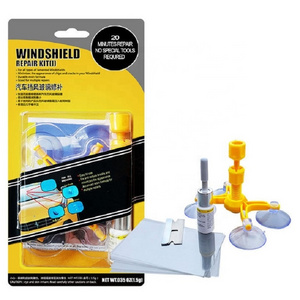 Auto Windscreen Tools Car Glass Cracks Windshield Repair Kit With Chip Crack Repair Fluid