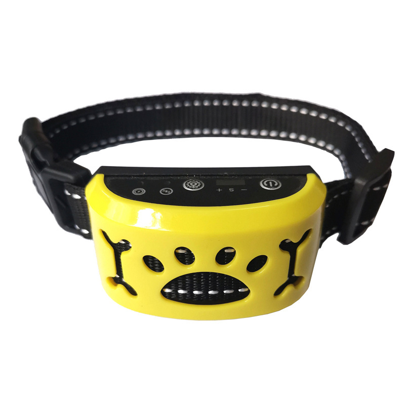 Rechargeable No Shock humane anti Bark training Collar for dogs No Harm Deterrent Vibrating Control Collar