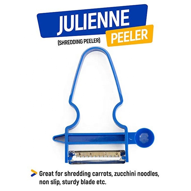 Magic 3 Peelers for different cutting Fruits and Vegetables with Spiralizer Julienne Cutter and Grater Kitchen tool