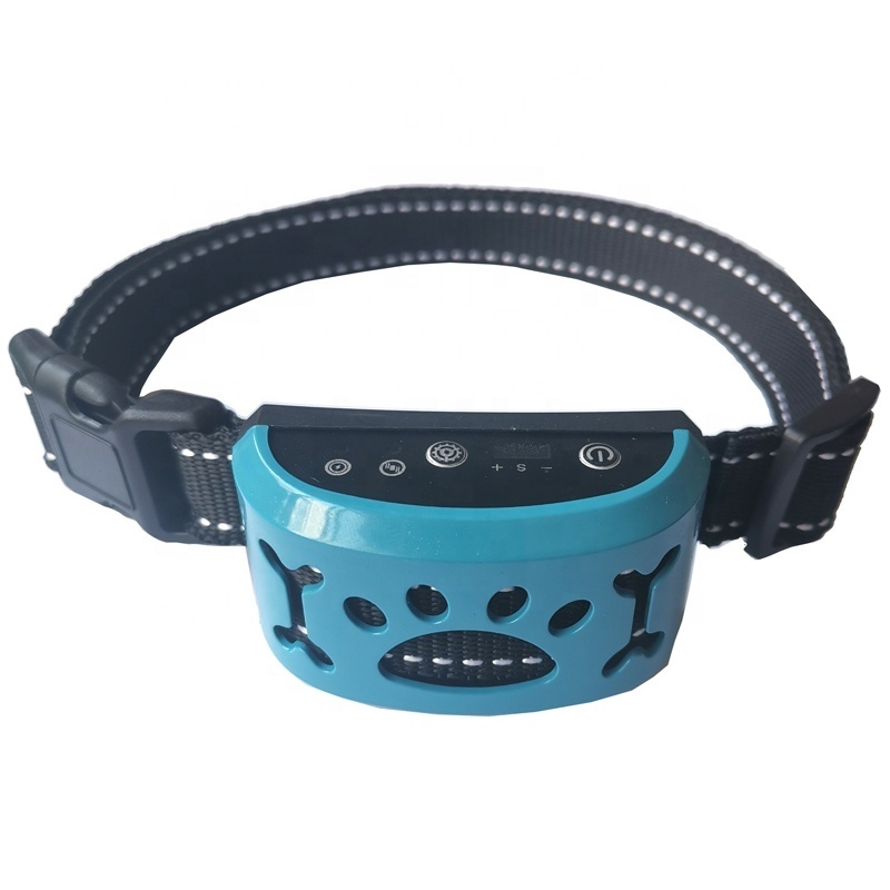 Rechargeable No Shock humane anti Bark training Collar for dogs No Harm Deterrent Vibrating Control Collar