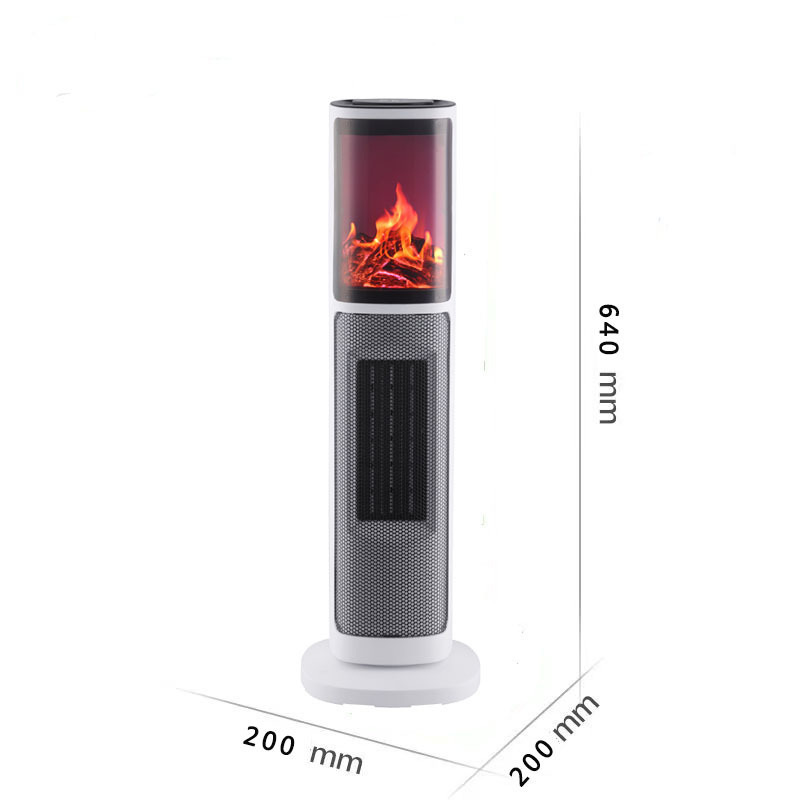 Bedroom Fireplace Tower Heater Overheat Protection Ceramic Ptc Electric Fan Heater Mini Room Air Fan Heater