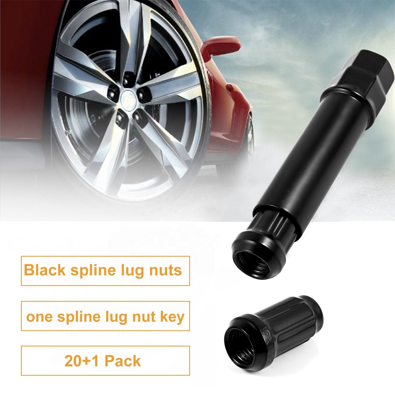 High quality general purpose steel wheel nut M12*1.25  locking lug nut Automotive lug nut set