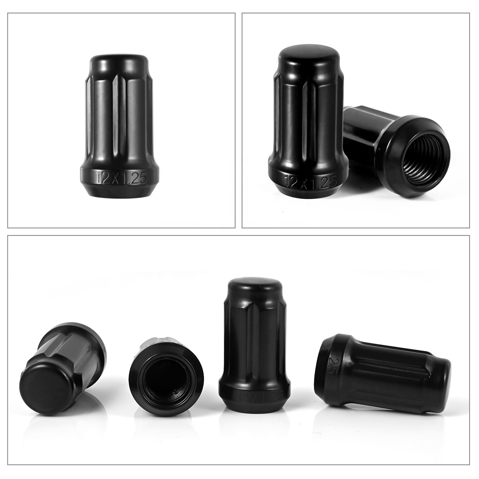 High quality general purpose steel wheel nut M12*1.25  locking lug nut Automotive lug nut set