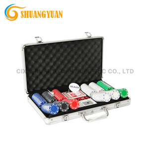 Professional Poker Chip 300 500 Premium Poker Chip Set With Aluminum Case ABS Case EVA Case