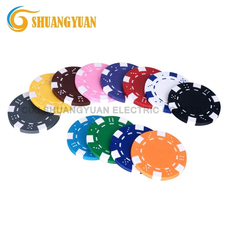 11.5g  ABS Casino Dice Striped  Poker Chips