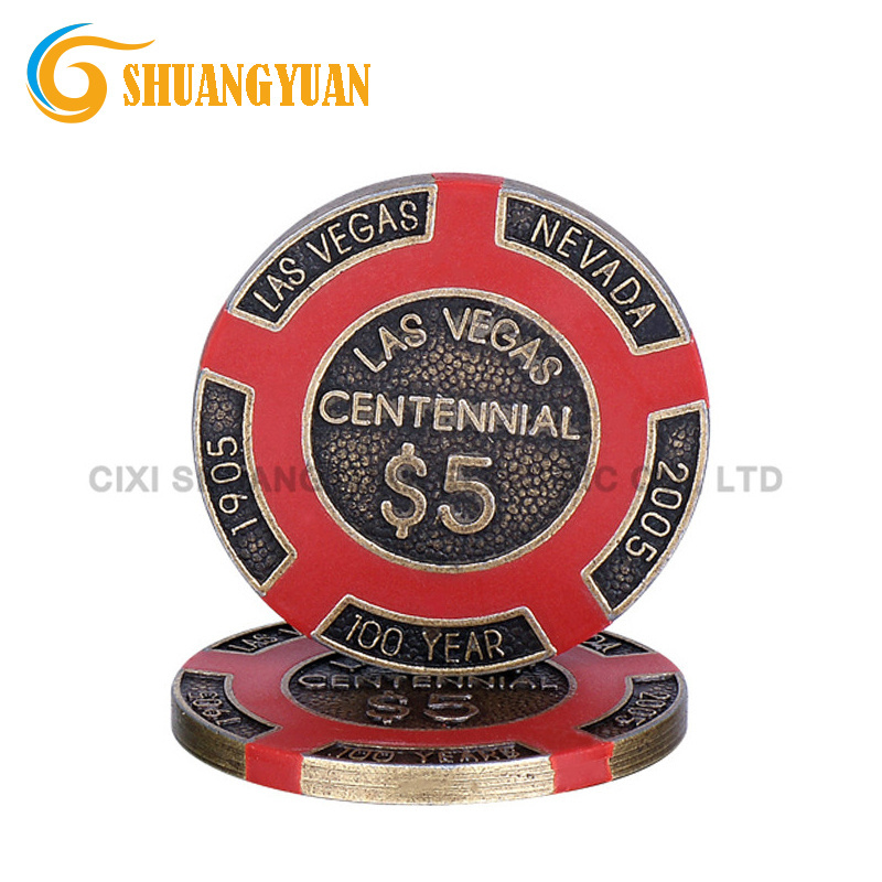 16g Las Vegas Centennial Metal Casino Poker Chip