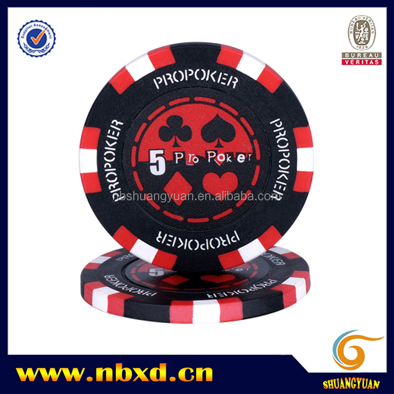 14g Clay 3-Tone Pro Poker Chip With Custom Sticker