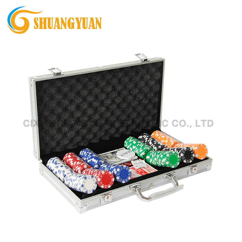 Professional Poker Chip 300 500 Premium Poker Chip Set With Aluminum Case ABS Case EVA Case